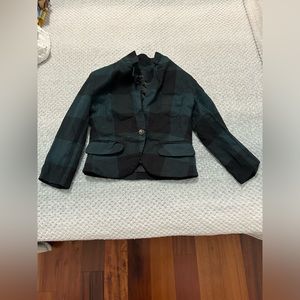 Green and Blue checkered blazer from Jessica Simpson!
